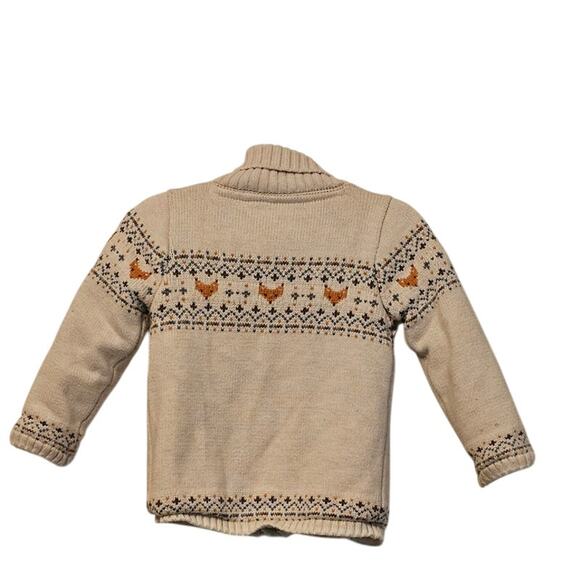 Sergent Major Cardigan – Size 24 Months – Fox Knit Warm Neutrals - Picture 2 of 8